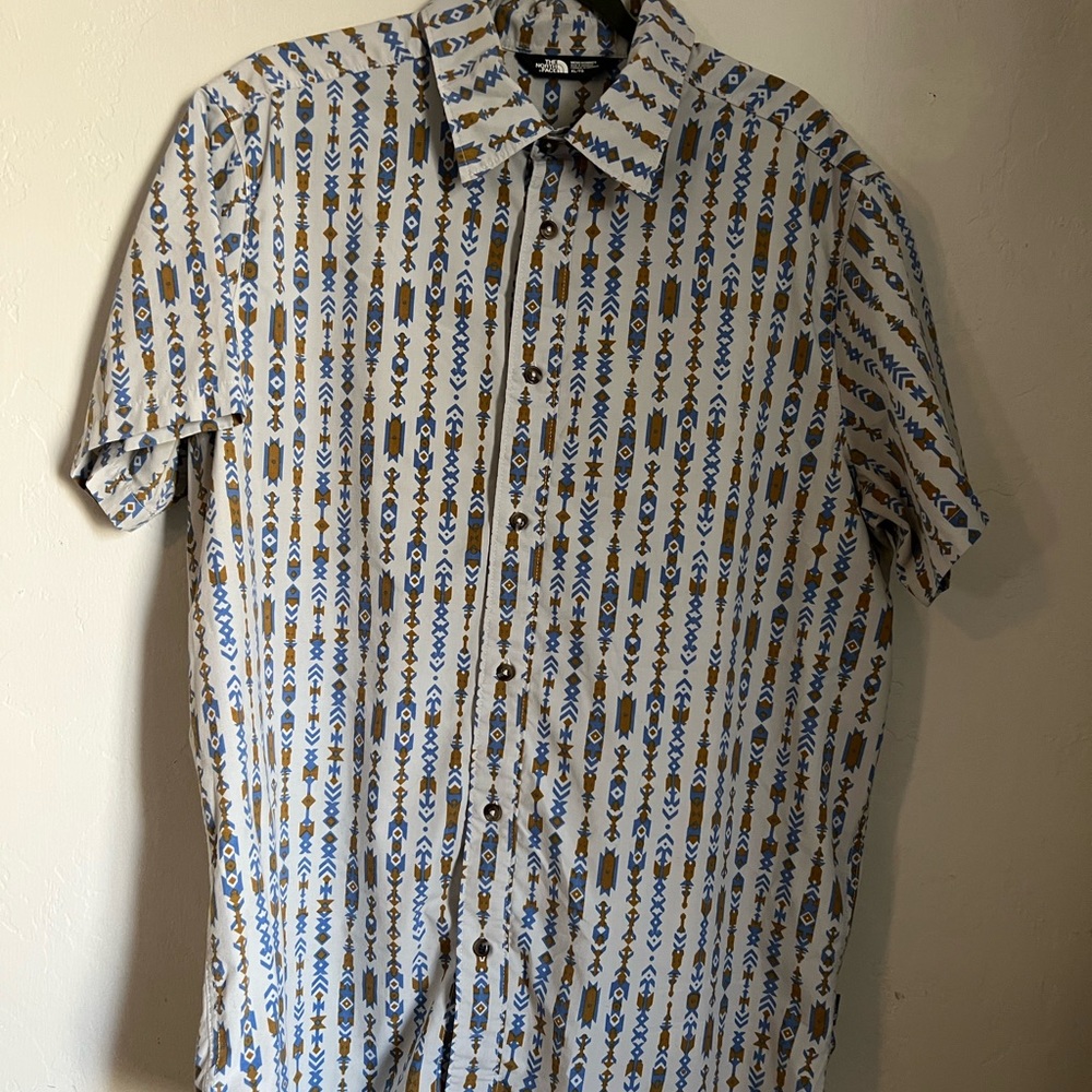 North Face Short Sleeve Button Down